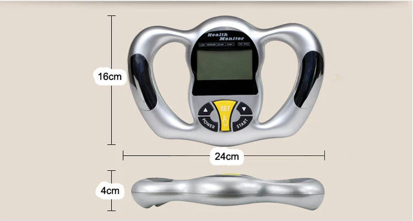 Hand Grip Fat Meter Body Composition Analyzer Home Fat Measurement Device